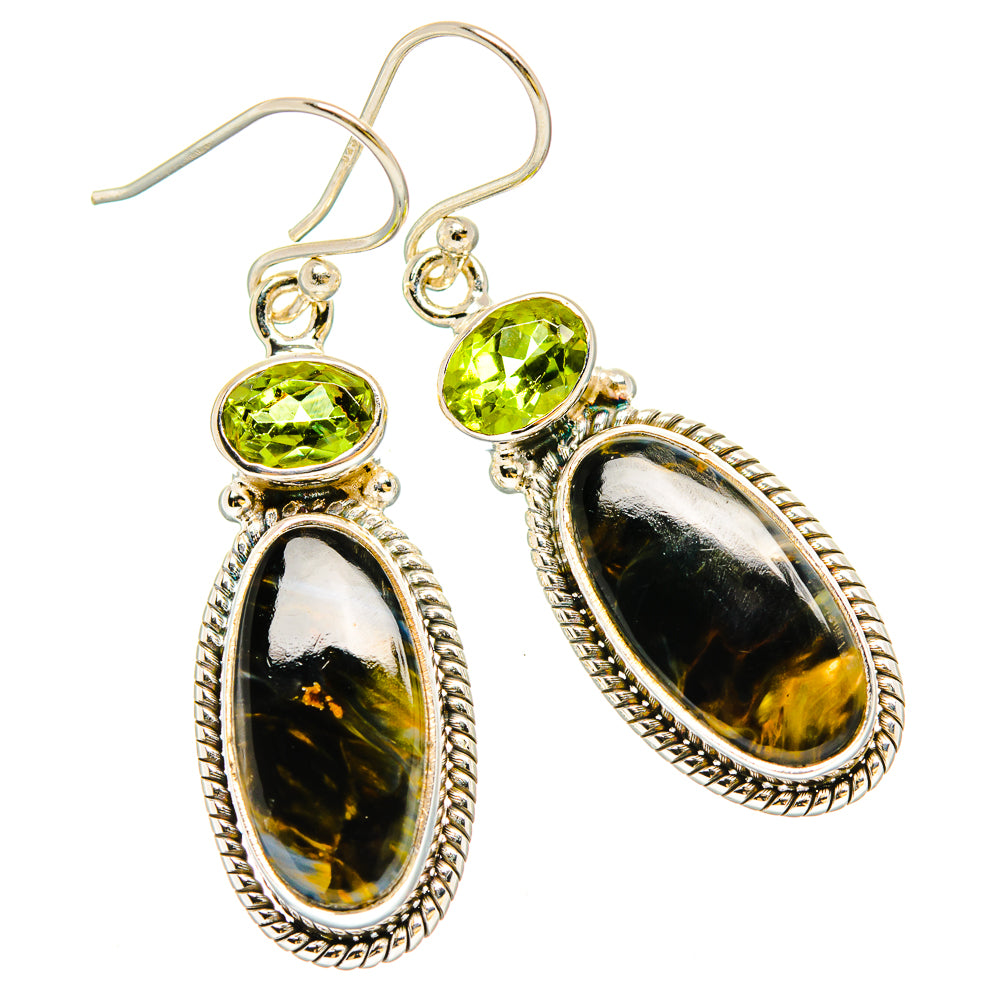 Pietersite Earrings handcrafted by Anasilvercos - EARR430236 - Photo 2
