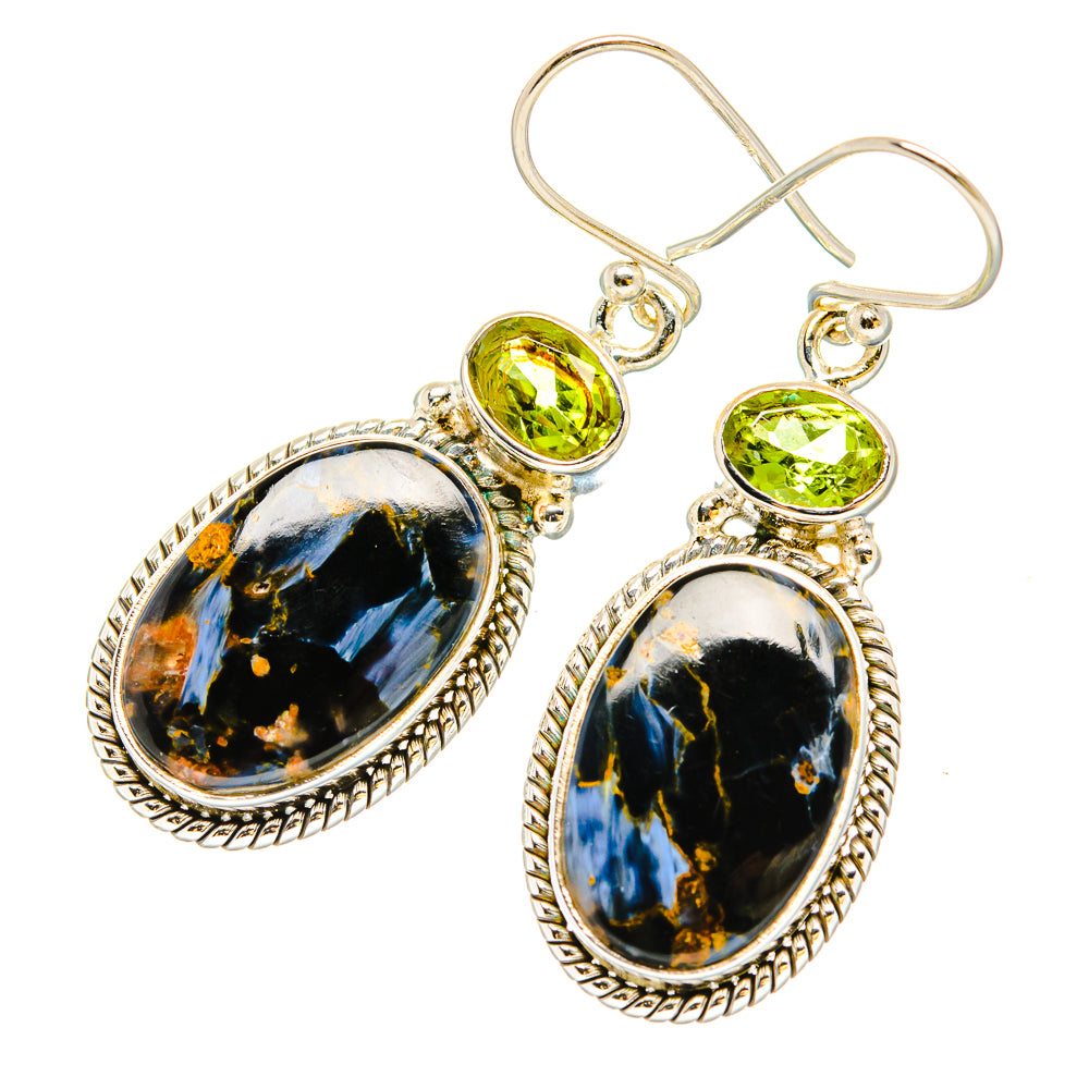 Pietersite Earrings handcrafted by Anasilvercos - EARR430241 - Photo 2
