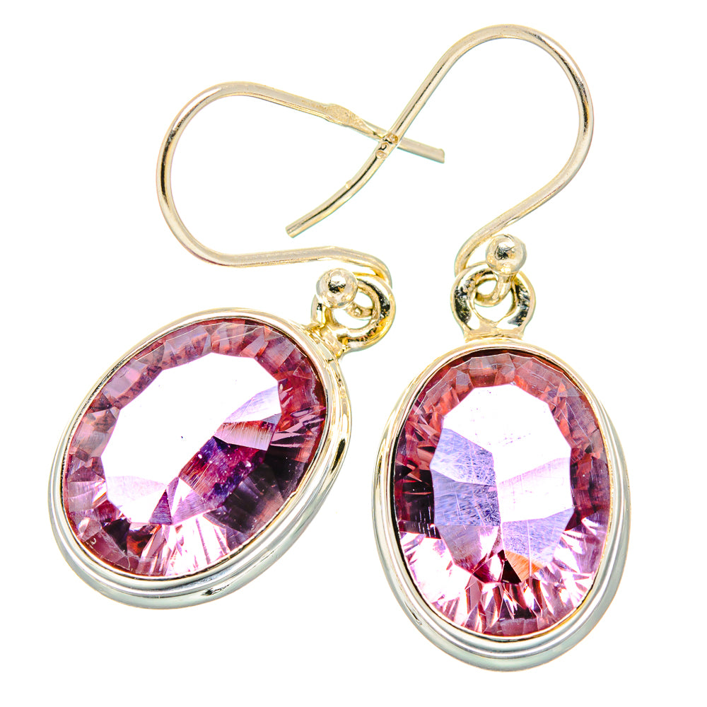 Color Change Alexandrite (Lab.) Earrings handcrafted by Anasilvercos - EARR430246 - Photo 2