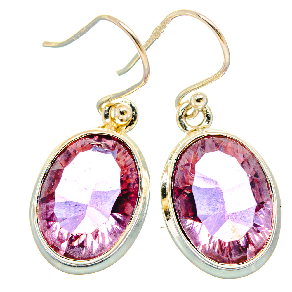 Color Change Alexandrite (Lab.) Earrings handcrafted by Anasilvercos - EARR430250 - Photo 2