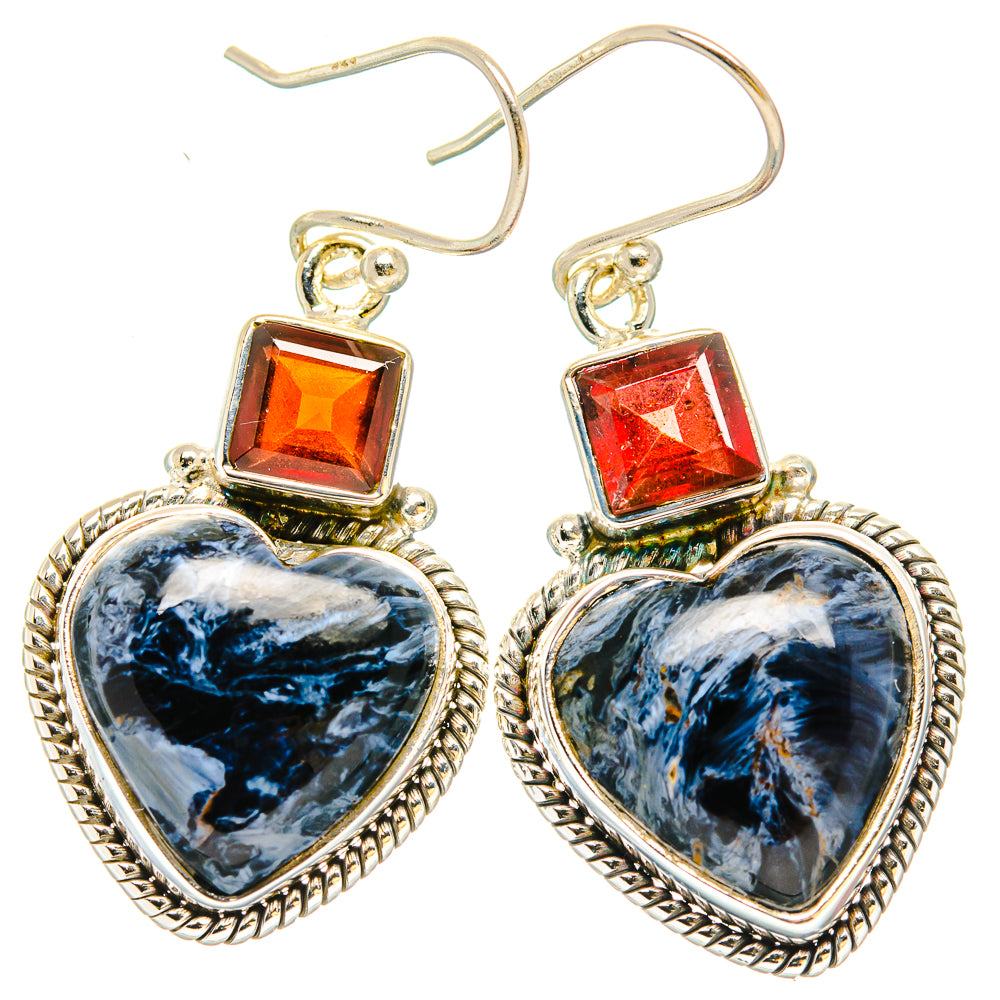 Pietersite Earrings handcrafted by Anasilvercos - EARR430257 - Photo 2