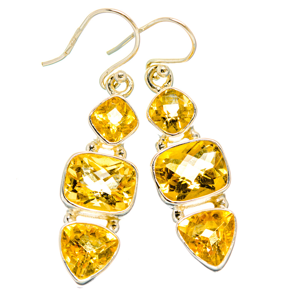 Citrine Earrings handcrafted by Anasilvercos - EARR430262 - Photo 2