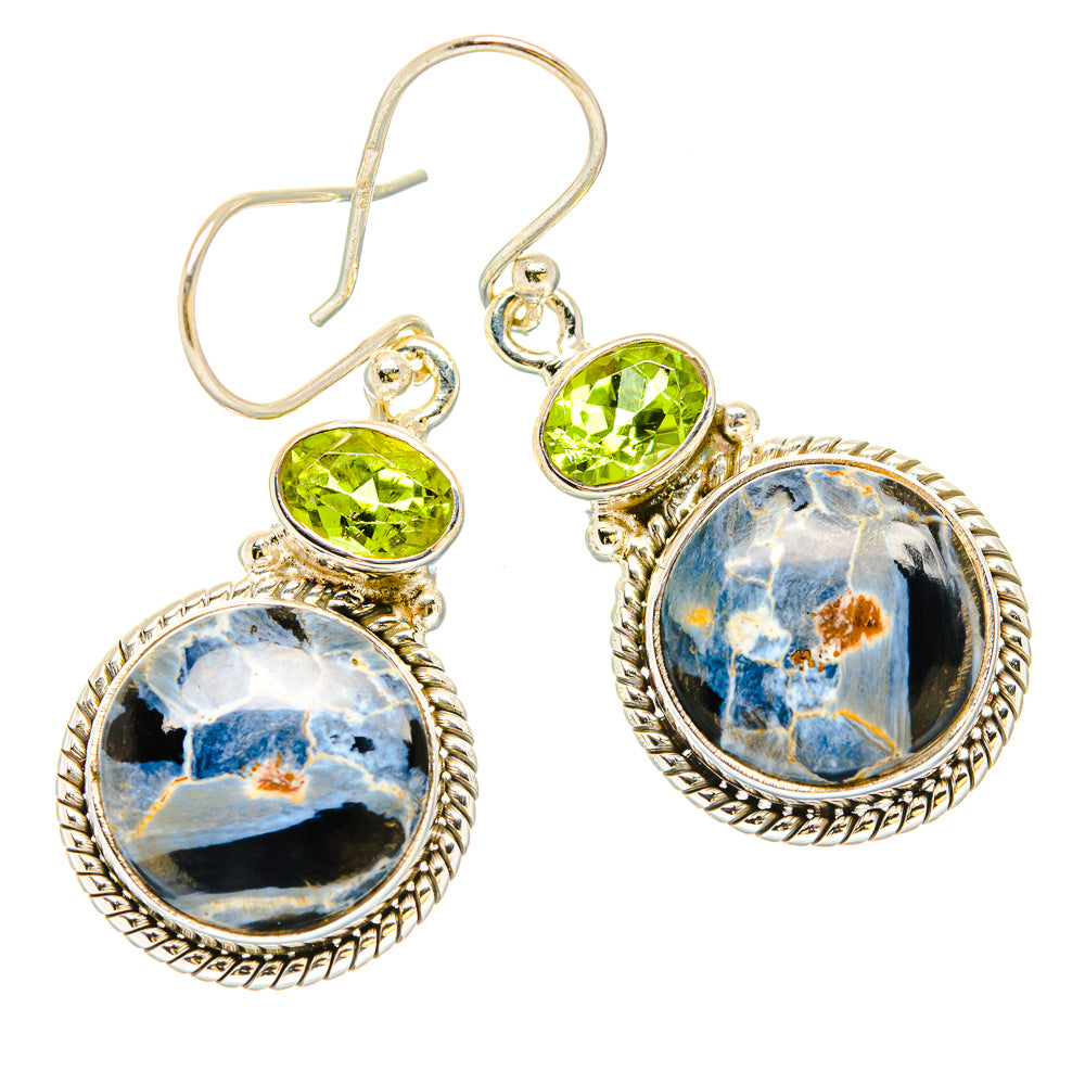 Pietersite Earrings handcrafted by Anasilvercos - EARR430275 - Photo 2