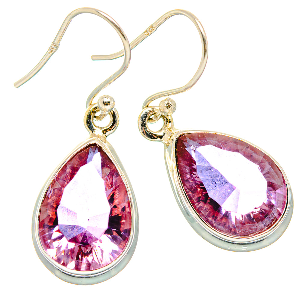 Color Change Alexandrite (Lab.) Earrings handcrafted by Anasilvercos - EARR430289 - Photo 2