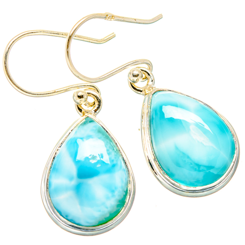 Larimar Earrings handcrafted by Anasilvercos - EARR430309 - Photo 2