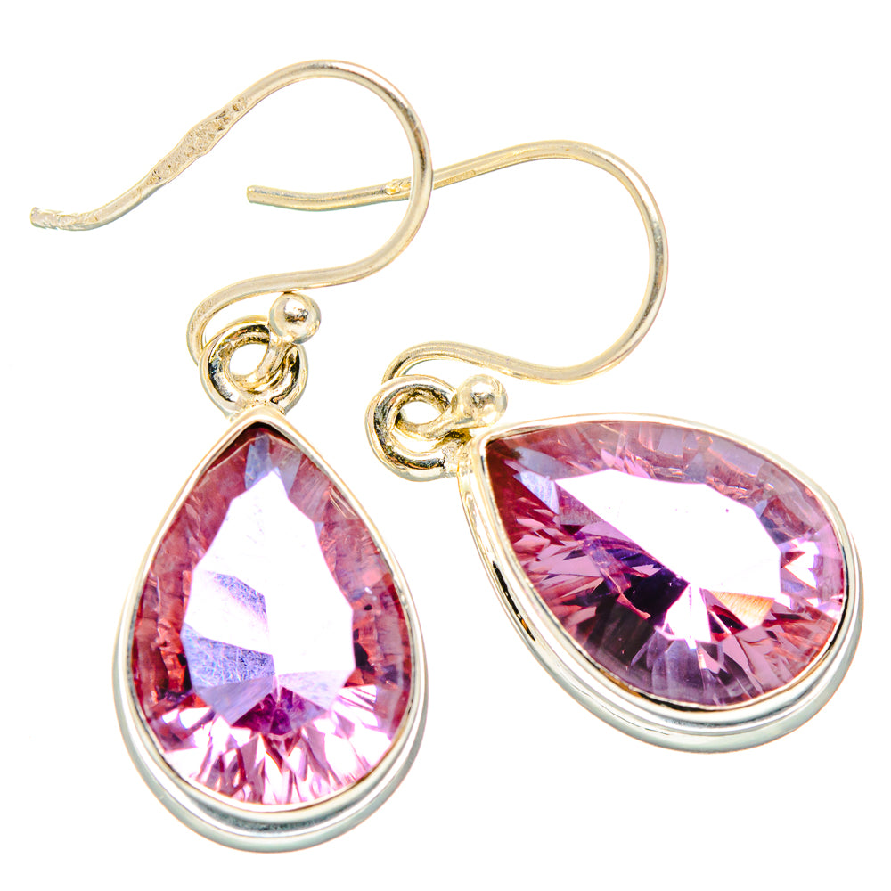 Color Change Alexandrite (Lab.) Earrings handcrafted by Anasilvercos - EARR430324 - Photo 2