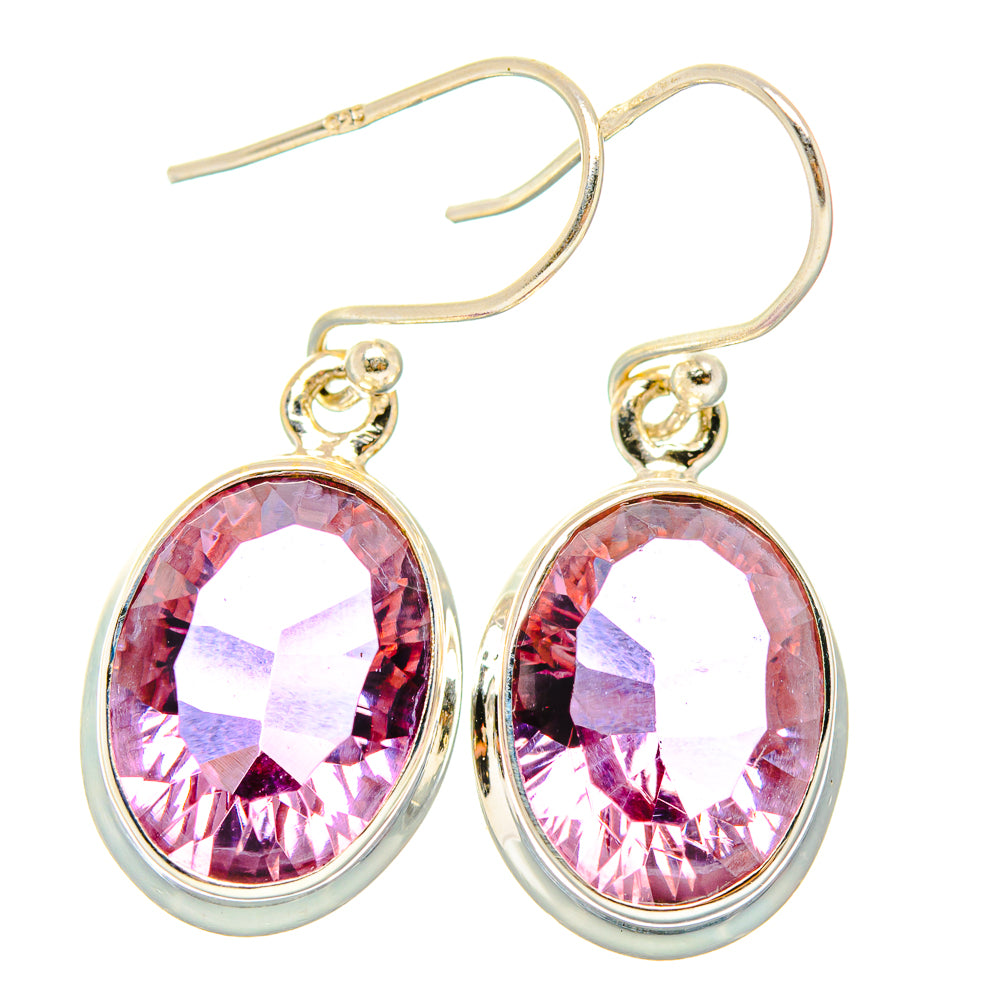 Color Change Alexandrite (Lab.) Earrings handcrafted by Anasilvercos - EARR430328 - Photo 2