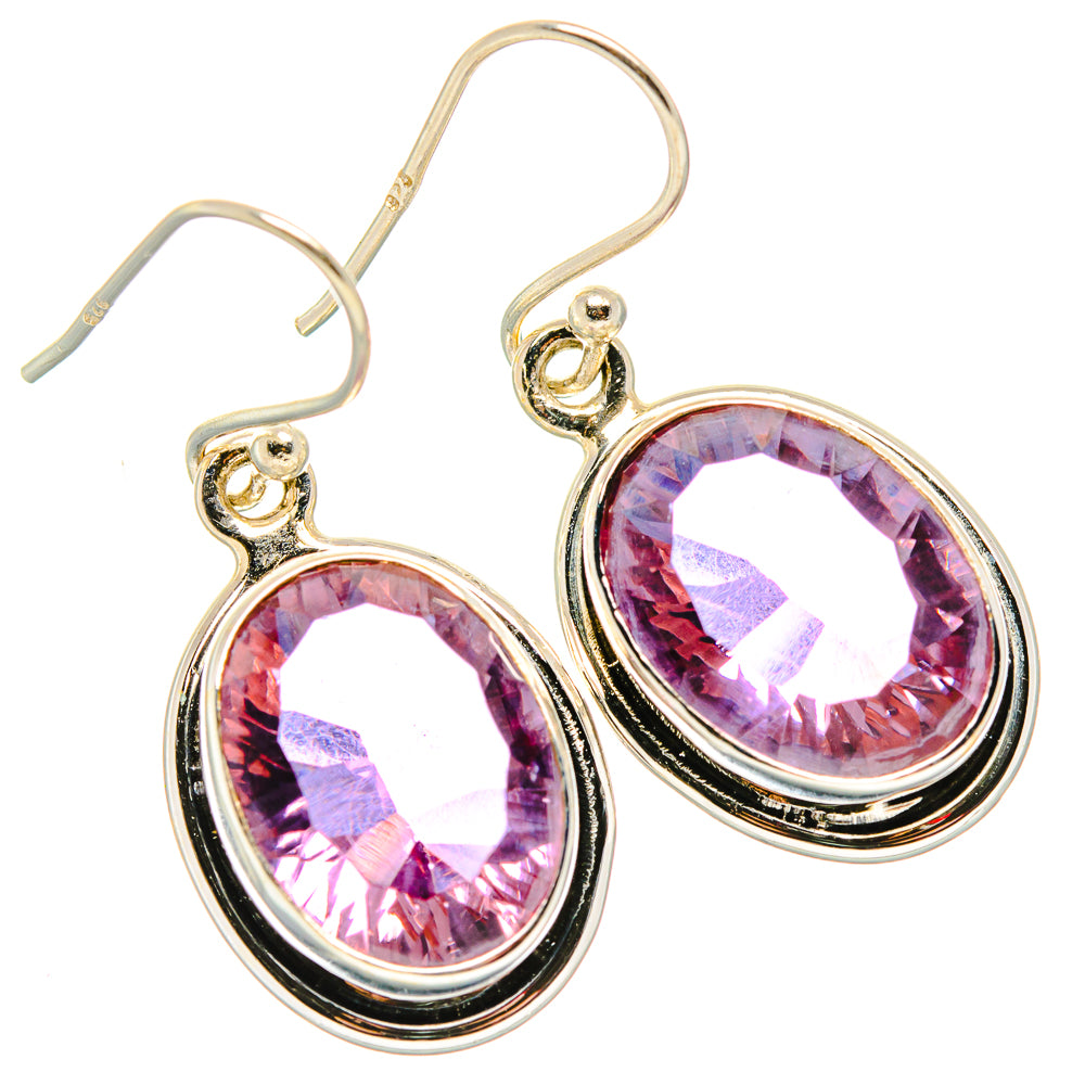 Color Change Alexandrite (Lab.) Earrings handcrafted by Anasilvercos - EARR430365 - Photo 2