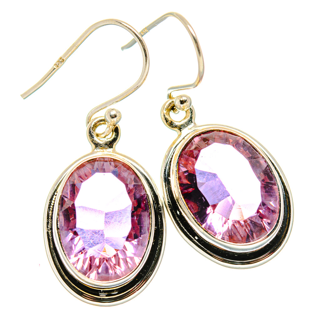 Color Change Alexandrite (Lab.) Earrings handcrafted by Anasilvercos - EARR430371 - Photo 2