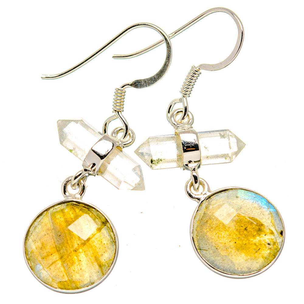 Labradorite Earrings handcrafted by Anasilvercos - EARR430438 - Photo 2