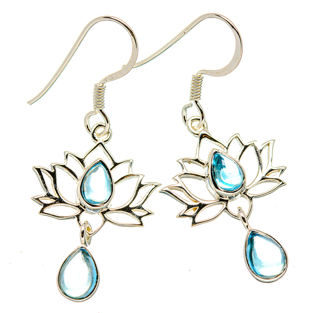Apatite Earrings handcrafted by Anasilvercos - EARR430446 - Photo 2