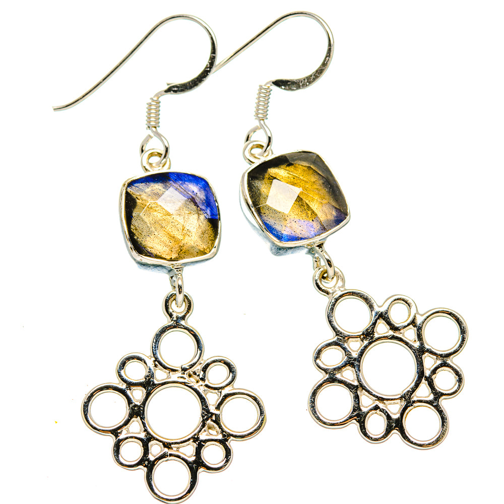 Labradorite Earrings handcrafted by Anasilvercos - EARR430447 - Photo 2