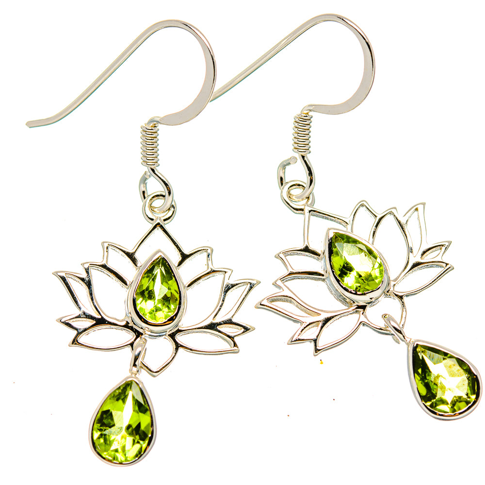 Peridot Earrings handcrafted by Anasilvercos - EARR430452 - Photo 2