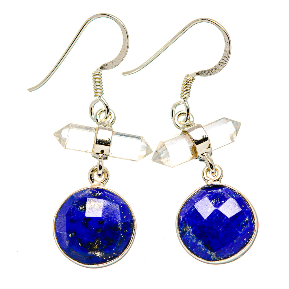 Lapis Lazuli Earrings handcrafted by Anasilvercos - EARR430457 - Photo 2