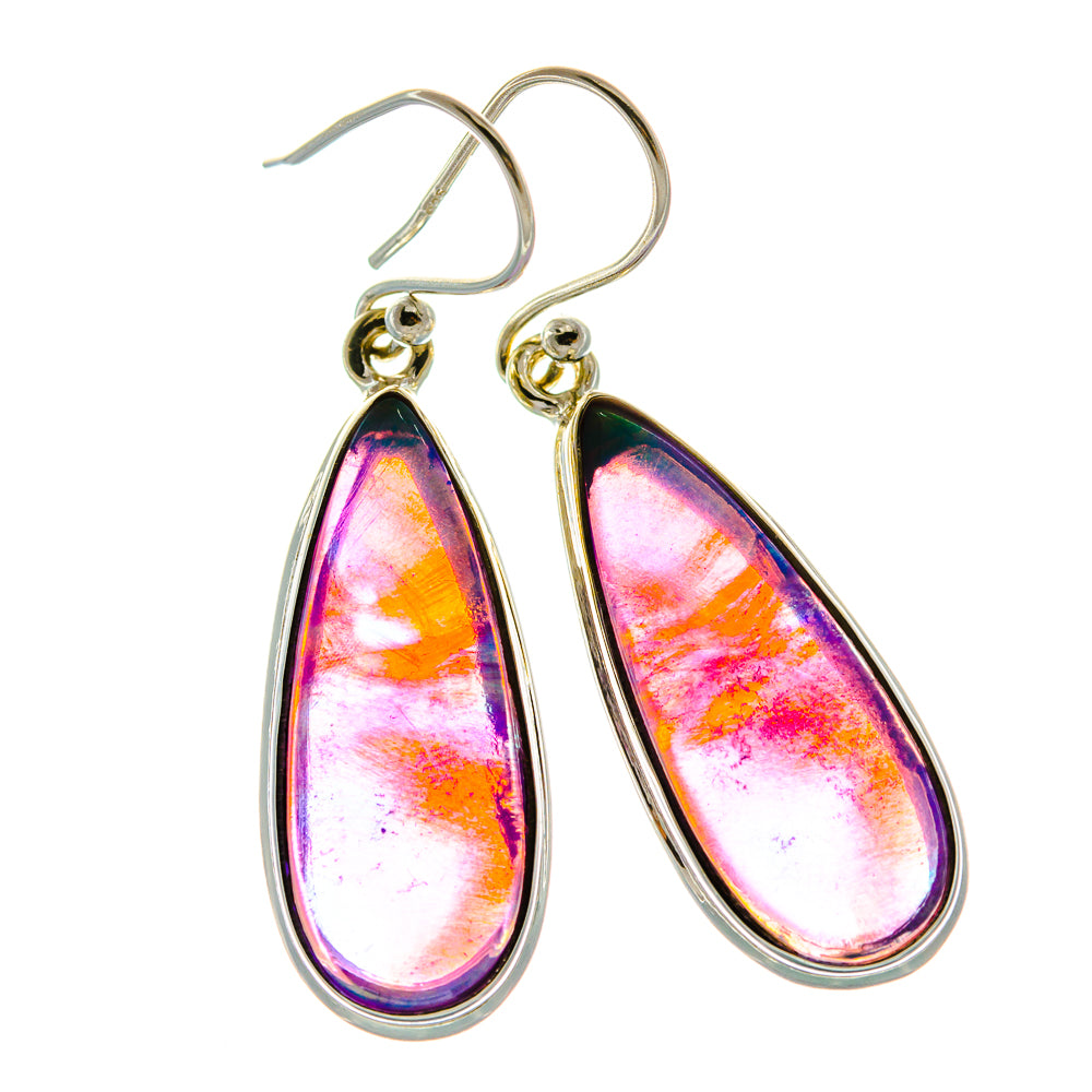 Aura Opal Earrings handcrafted by Anasilvercos - EARR430485 - Photo 2