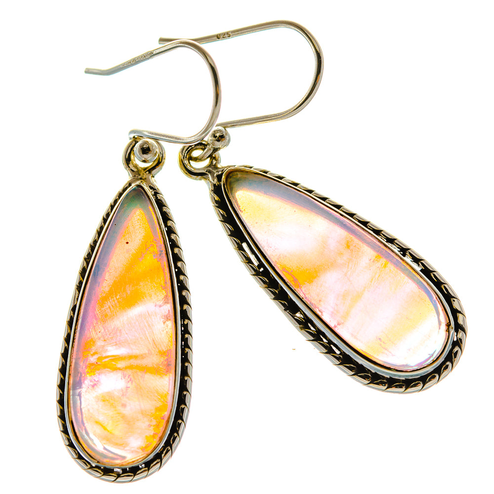 Aura Opal Earrings handcrafted by Anasilvercos - EARR430491 - Photo 2
