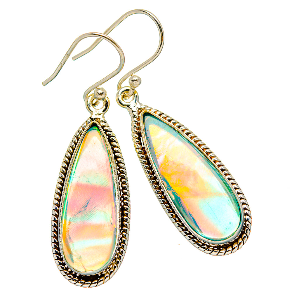Aura Opal Earrings handcrafted by Anasilvercos - EARR430502 - Photo 2