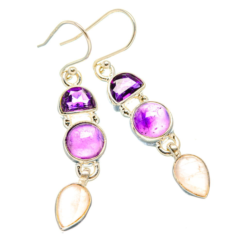 Amethyst Earrings handcrafted by Anasilvercos - EARR430505 - Photo 2