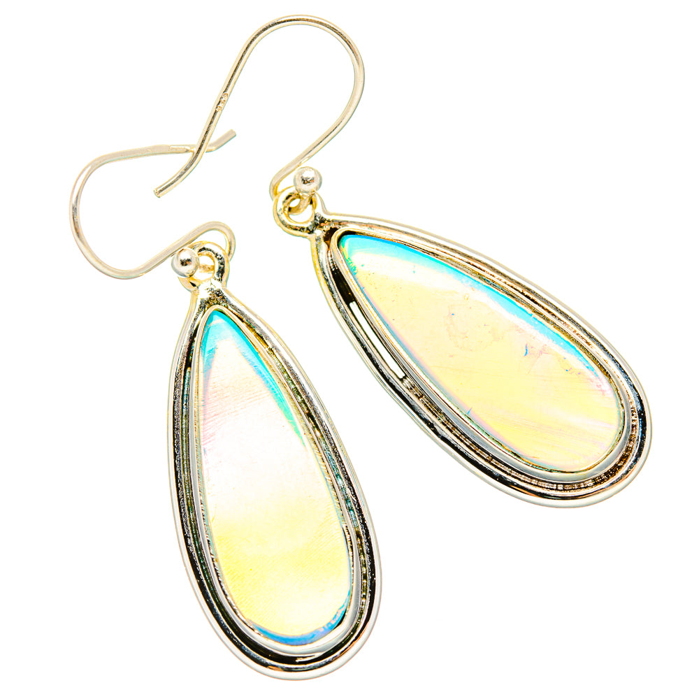 Aura Opal Earrings handcrafted by Anasilvercos - EARR430514 - Photo 2