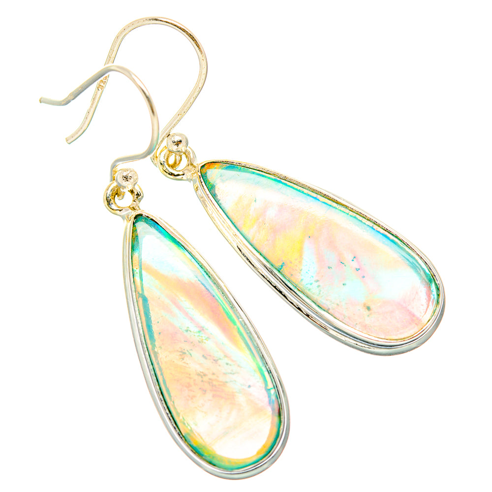 Aura Opal Earrings handcrafted by Anasilvercos - EARR430518 - Photo 2