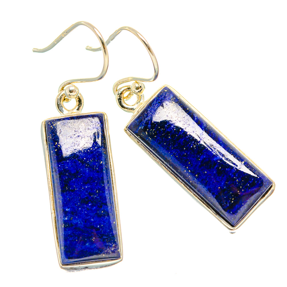 Lapis Lazuli Earrings handcrafted by Anasilvercos - EARR430526 - Photo 2