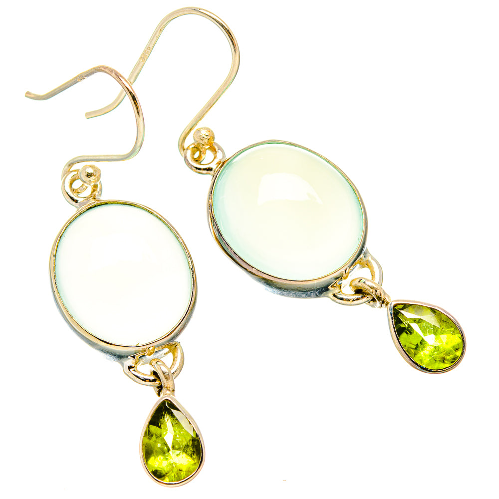 Prehnite Earrings handcrafted by Anasilvercos - EARR430527 - Photo 2