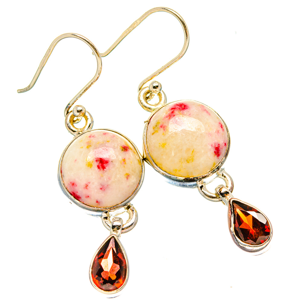 Cinnabar Earrings handcrafted by Anasilvercos - EARR430530 - Photo 2