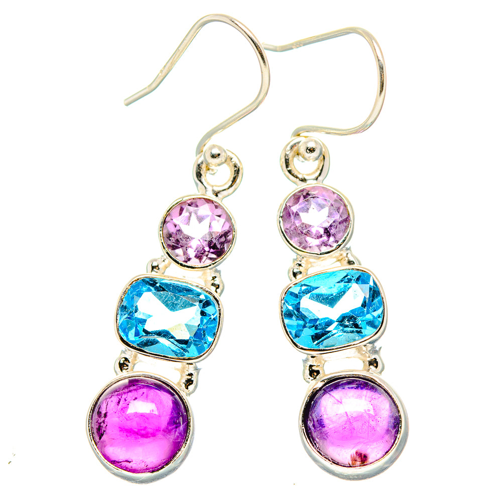 Amethyst Earrings handcrafted by Anasilvercos - EARR430539 - Photo 2