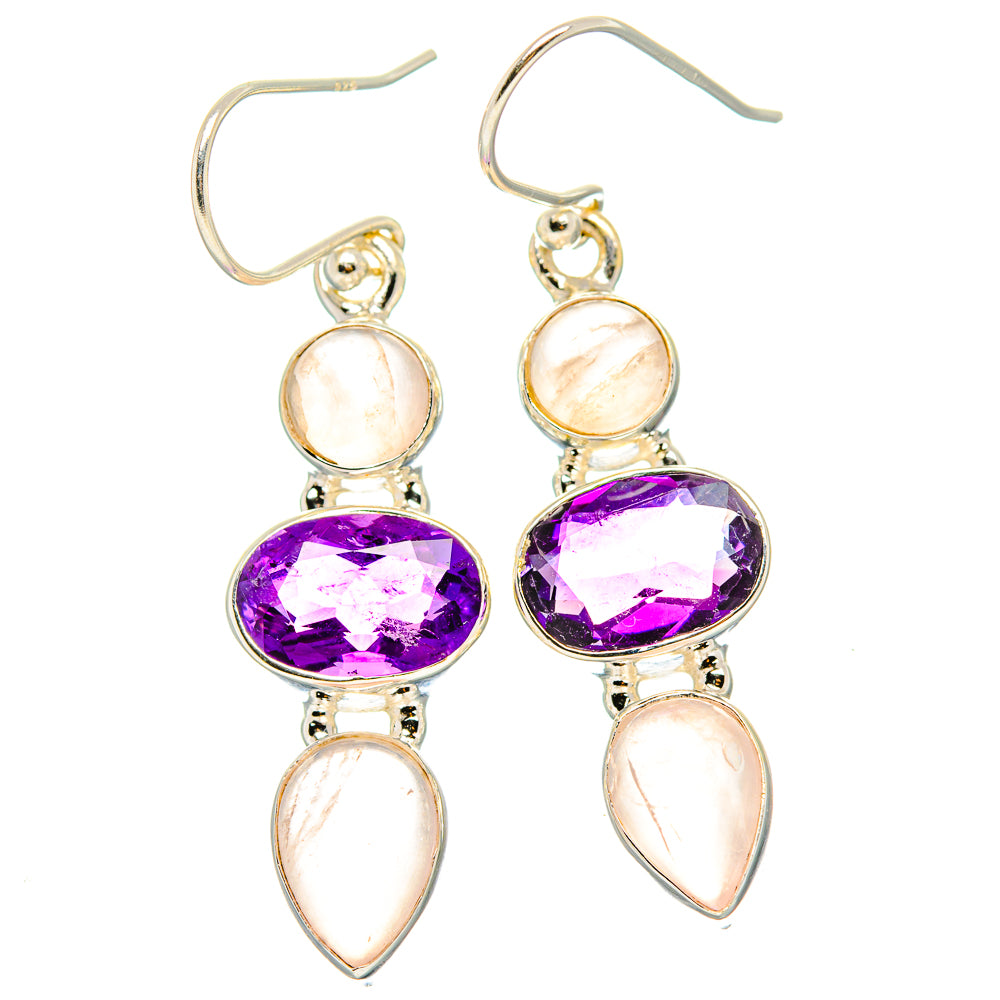 Amethyst Earrings handcrafted by Anasilvercos - EARR430548 - Photo 2