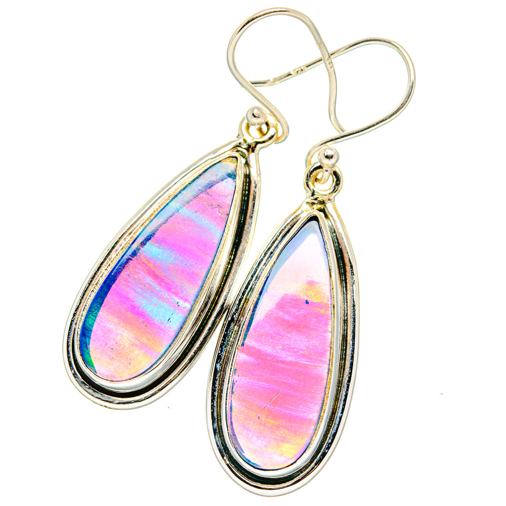 Aura Opal Earrings handcrafted by Anasilvercos - EARR430551 - Photo 2