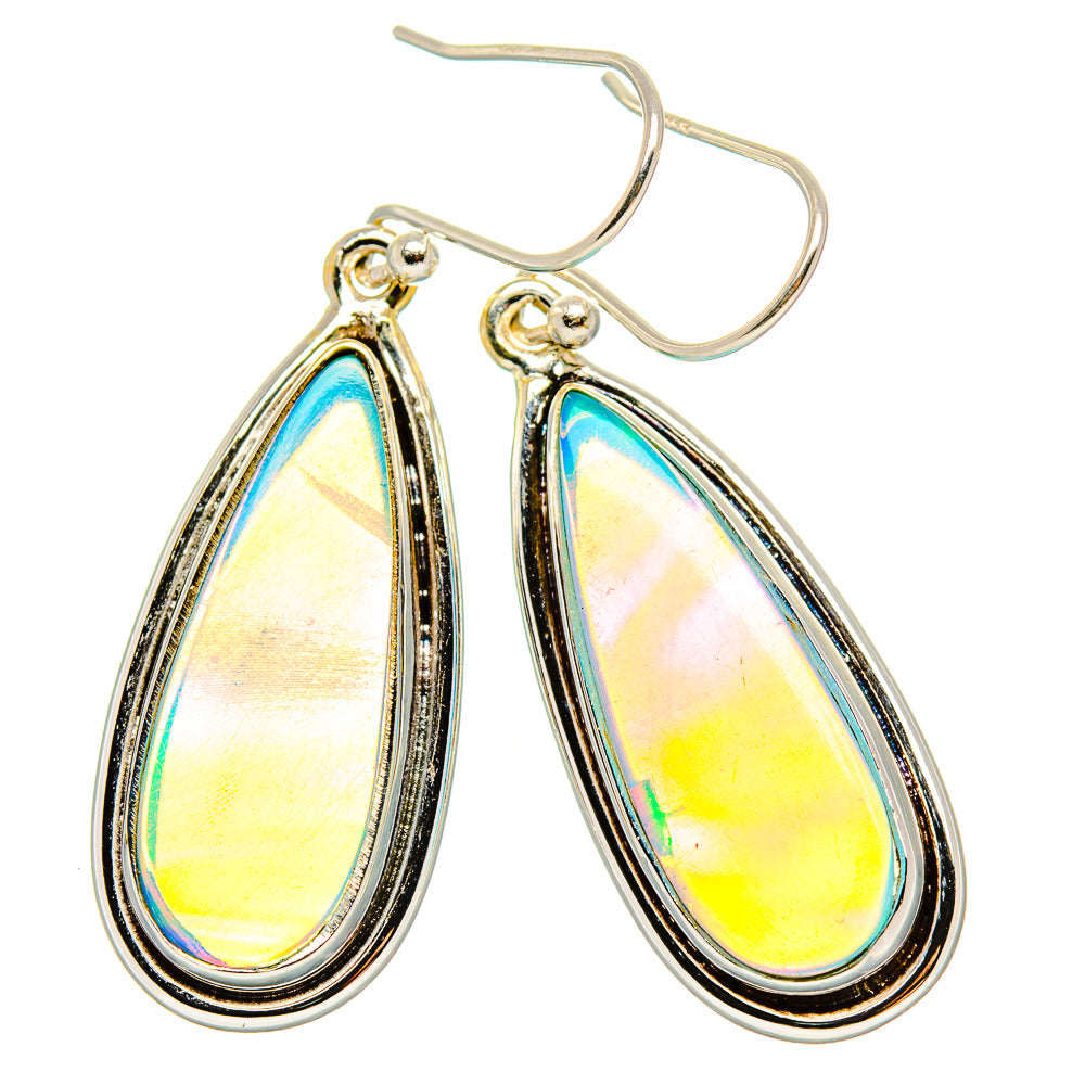 Aura Opal Earrings handcrafted by Anasilvercos - EARR430570 - Photo 2