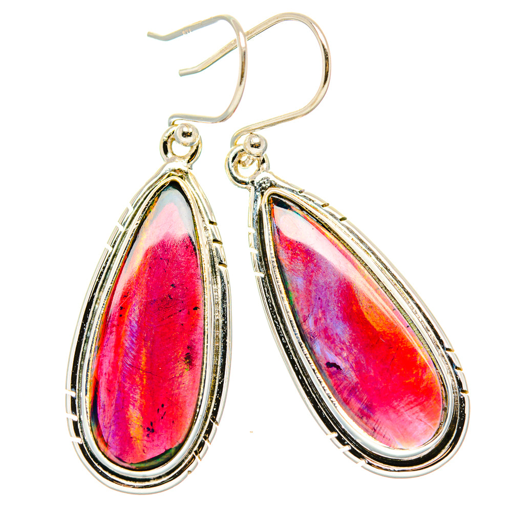 Aura Opal Earrings handcrafted by Anasilvercos - EARR430572 - Photo 2