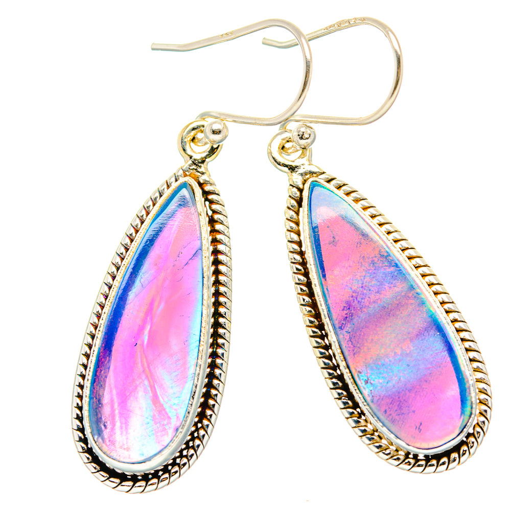 Aura Opal Earrings handcrafted by Anasilvercos - EARR430579 - Photo 2