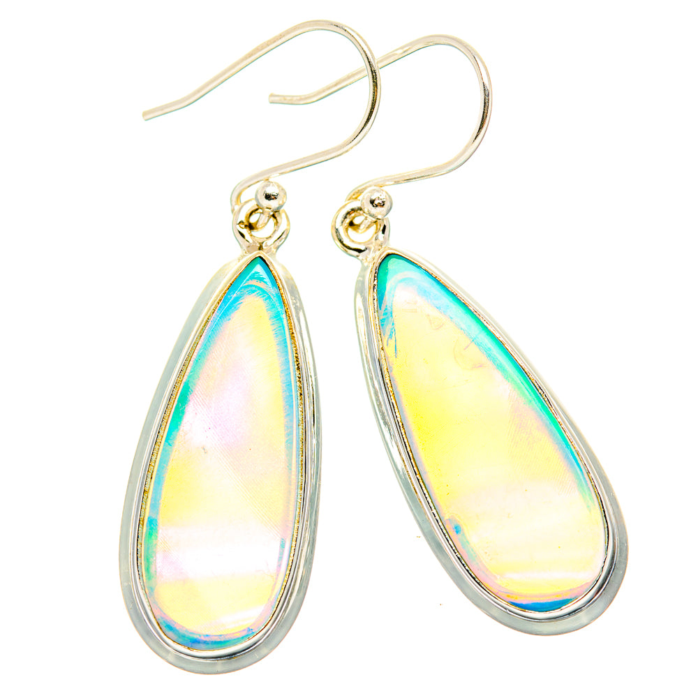 Aura Opal Earrings handcrafted by Anasilvercos - EARR430581 - Photo 2
