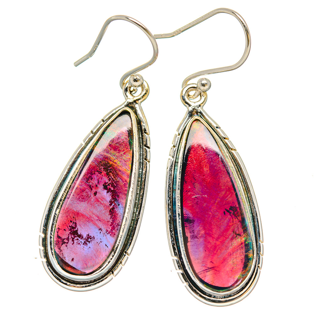 Aura Opal Earrings handcrafted by Anasilvercos - EARR430585 - Photo 2