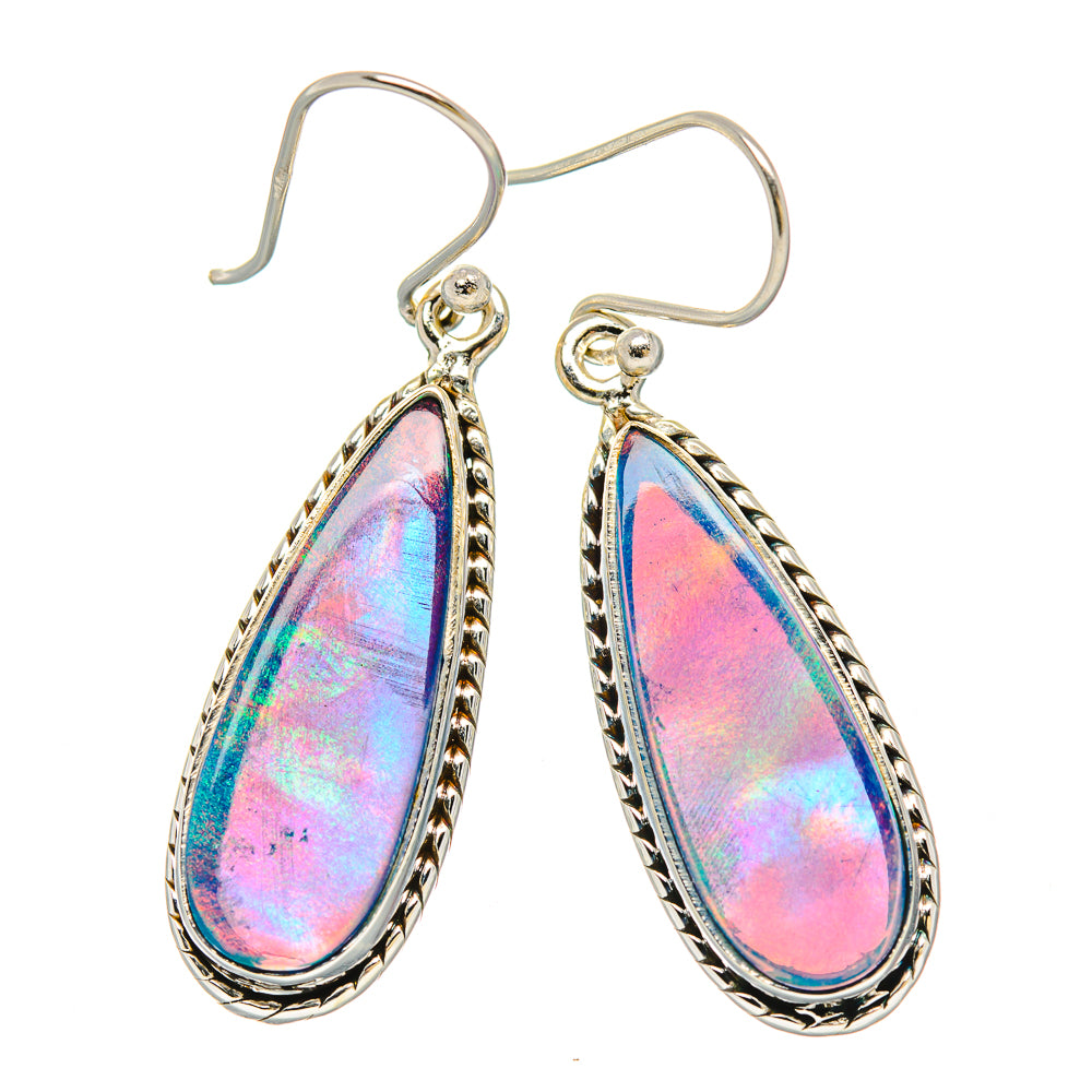 Aura Opal Earrings handcrafted by Anasilvercos - EARR430591 - Photo 2