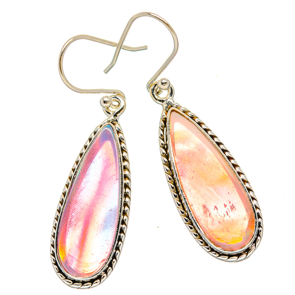Aura Opal Earrings handcrafted by Anasilvercos - EARR430605 - Photo 2