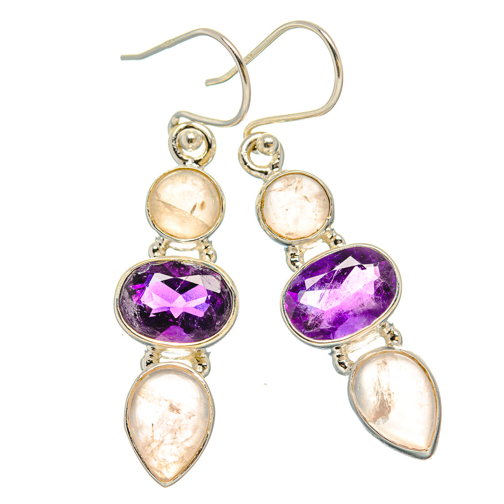 Amethyst Earrings handcrafted by Anasilvercos - EARR430626 - Photo 2