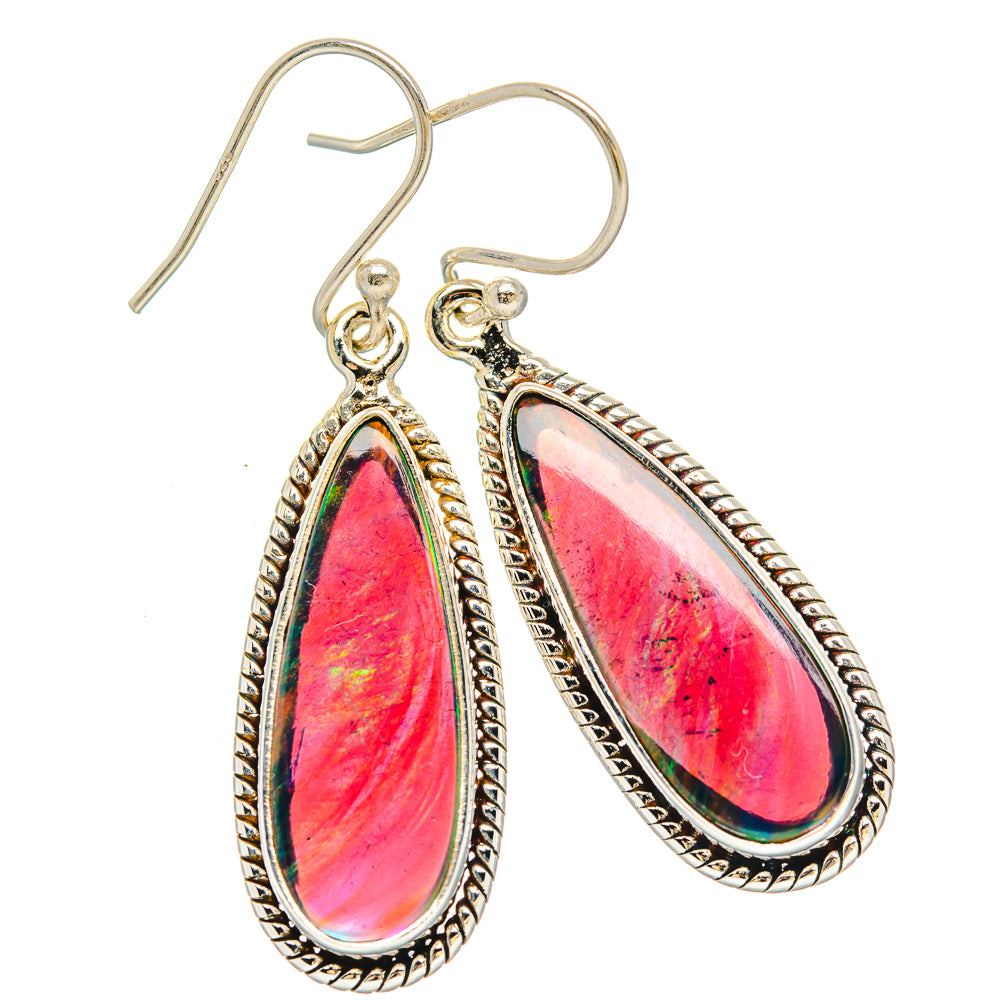 Aura Opal Earrings handcrafted by Anasilvercos - EARR430633 - Photo 2