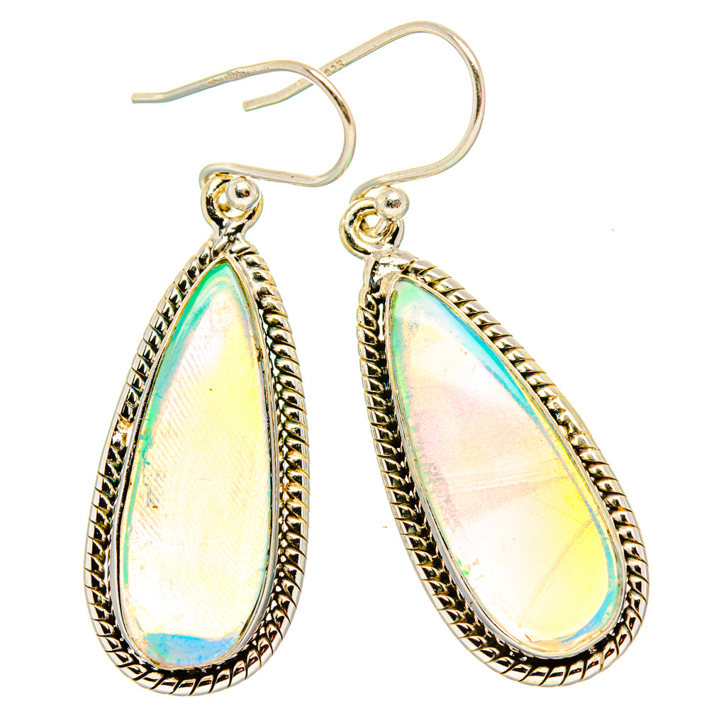 Aura Opal Earrings handcrafted by Anasilvercos - EARR430636 - Photo 2