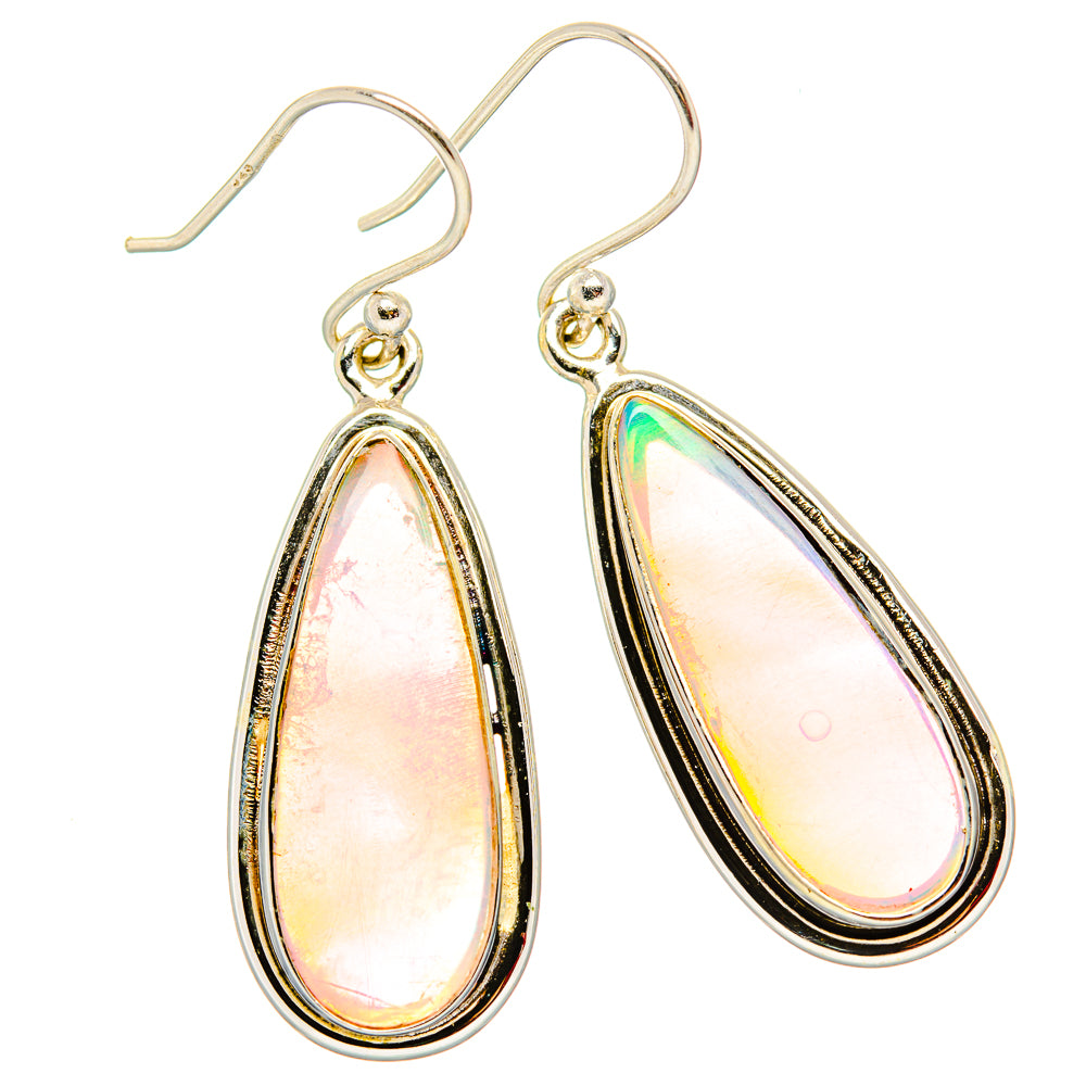Aura Opal Earrings handcrafted by Anasilvercos - EARR430648 - Photo 2