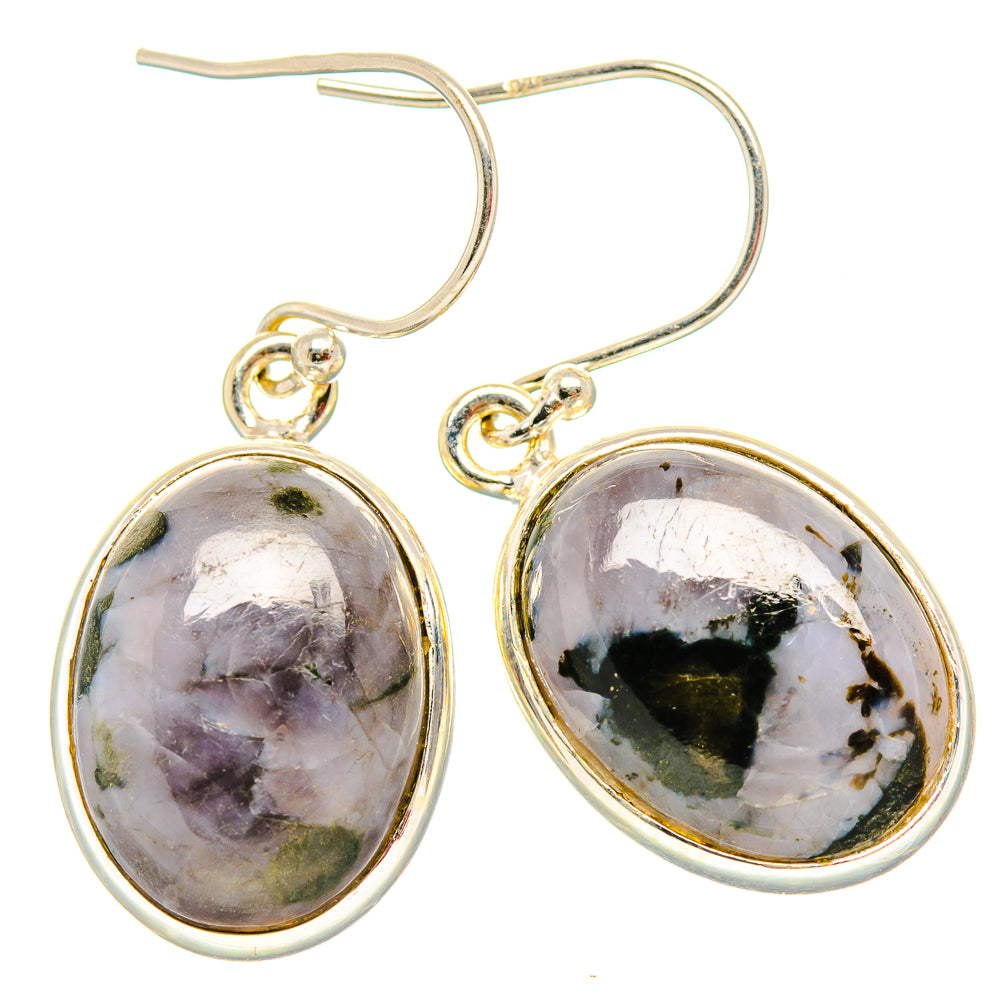 Gabbro Stone Earrings handcrafted by Anasilvercos - EARR430658 - Photo 2