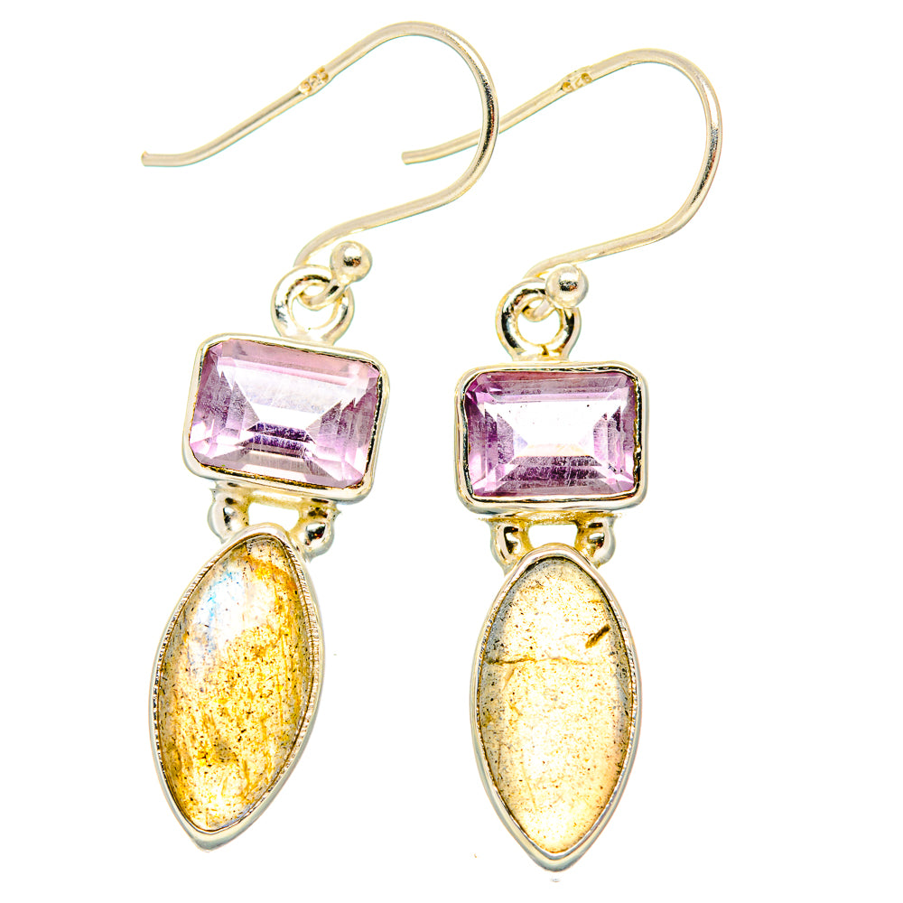 Labradorite Earrings handcrafted by Anasilvercos - EARR430666 - Photo 2