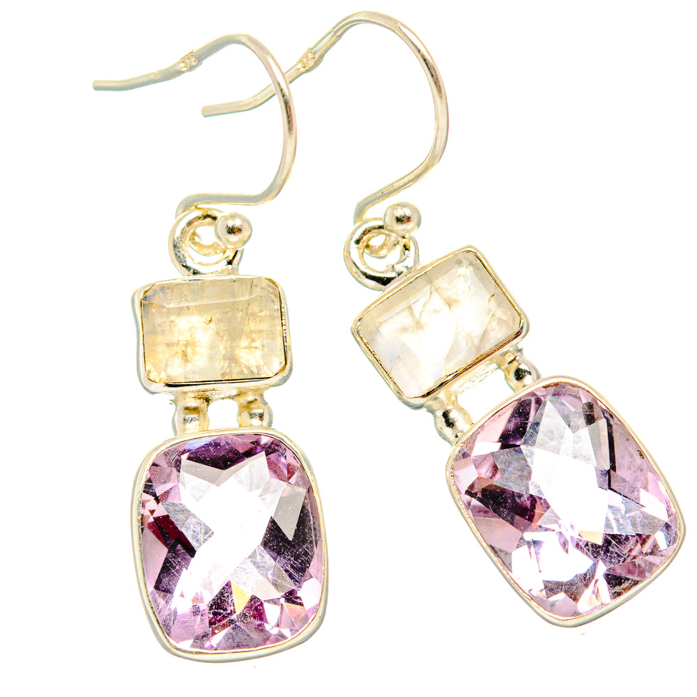 Amethyst Earrings handcrafted by Anasilvercos - EARR430672 - Photo 2