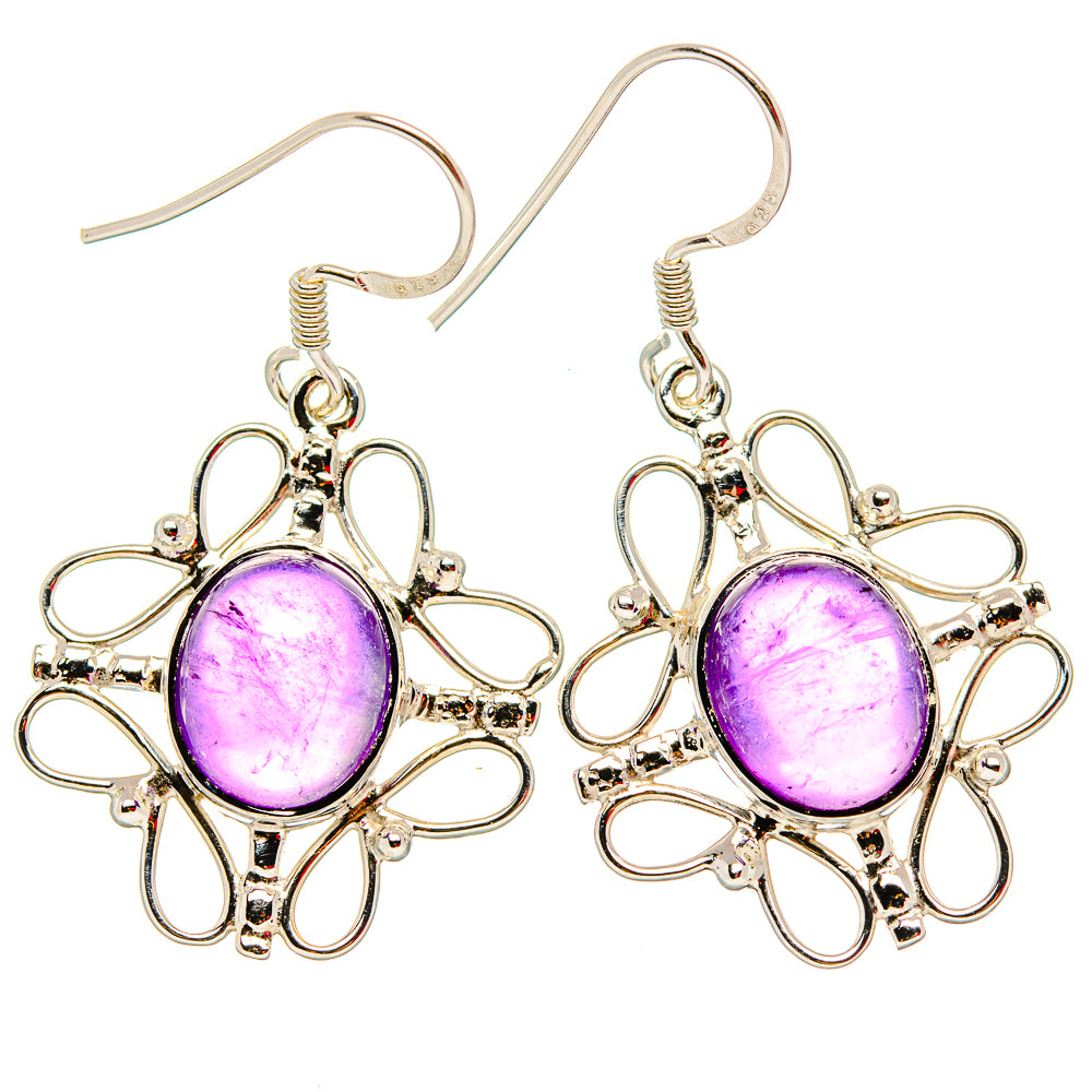 Amethyst Earrings handcrafted by Anasilvercos - EARR430682 - Photo 2