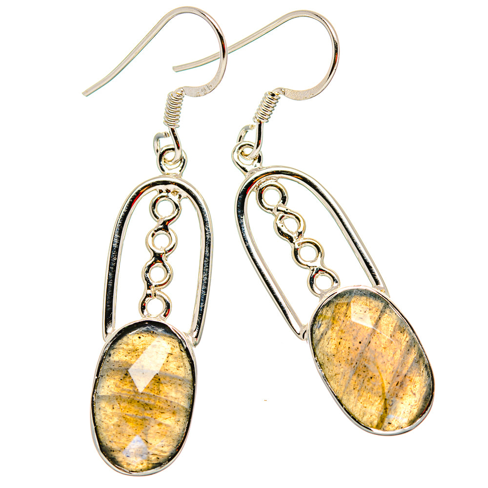 Labradorite Earrings handcrafted by Anasilvercos - EARR430685 - Photo 2