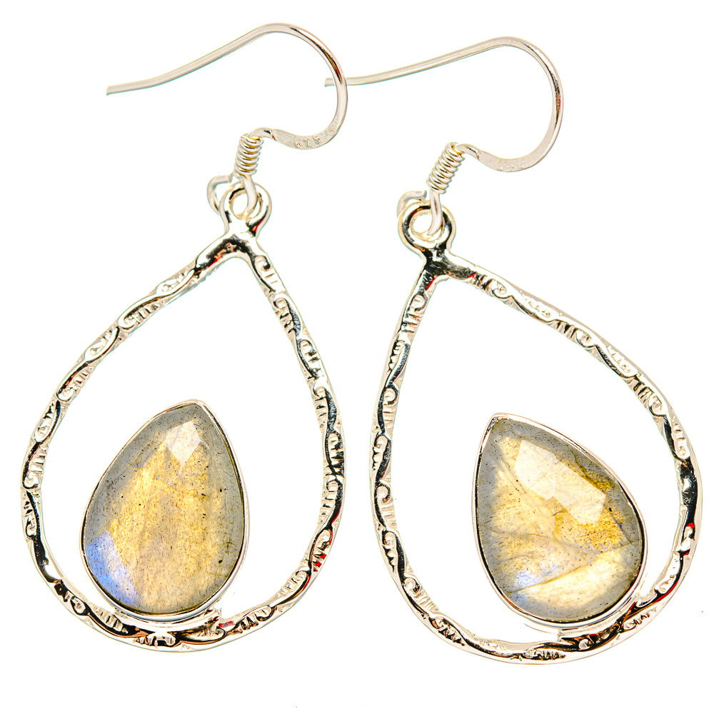 Labradorite Earrings handcrafted by Anasilvercos - EARR430700 - Photo 2