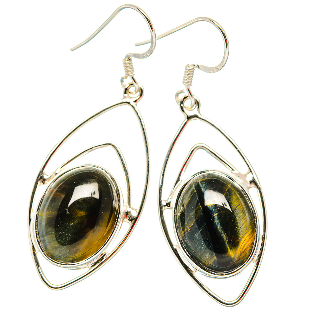 Pietersite Earrings handcrafted by Anasilvercos - EARR430702 - Photo 2