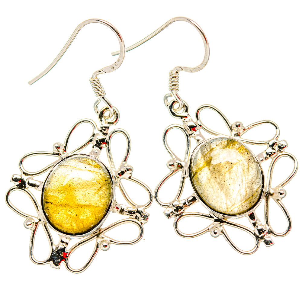 Labradorite Earrings handcrafted by Anasilvercos - EARR430713 - Photo 2