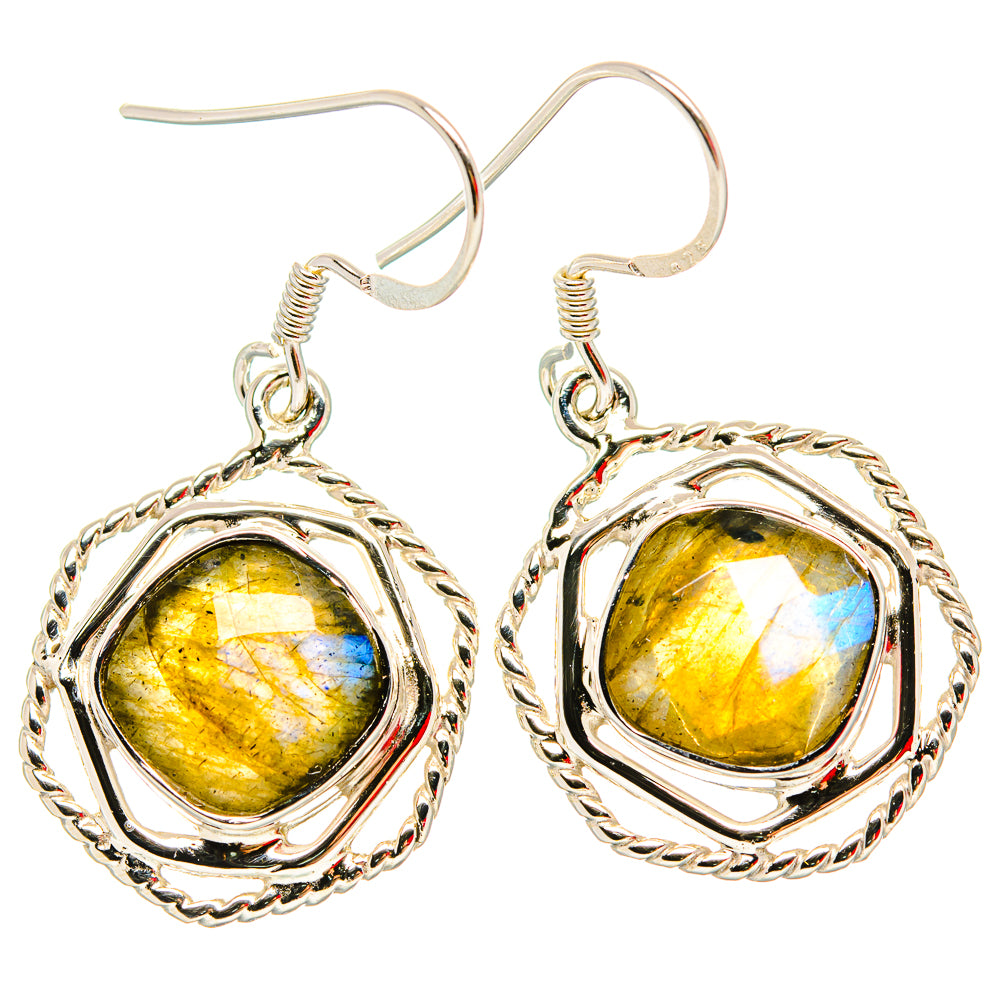 Labradorite Earrings handcrafted by Anasilvercos - EARR430719 - Photo 2